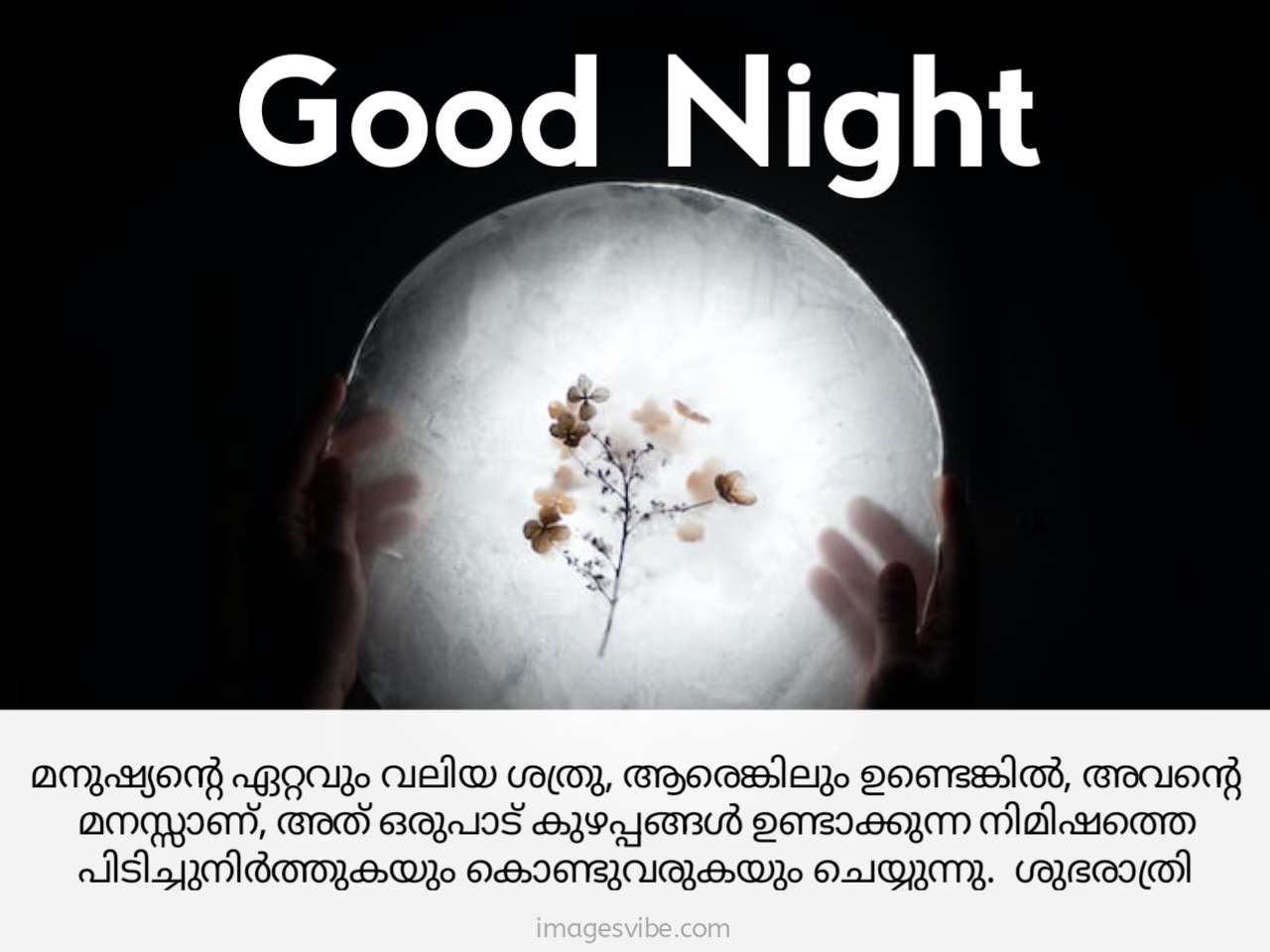 Beautiful Good Night Malayalam Images & Quotes in 2023 - Images Vibe