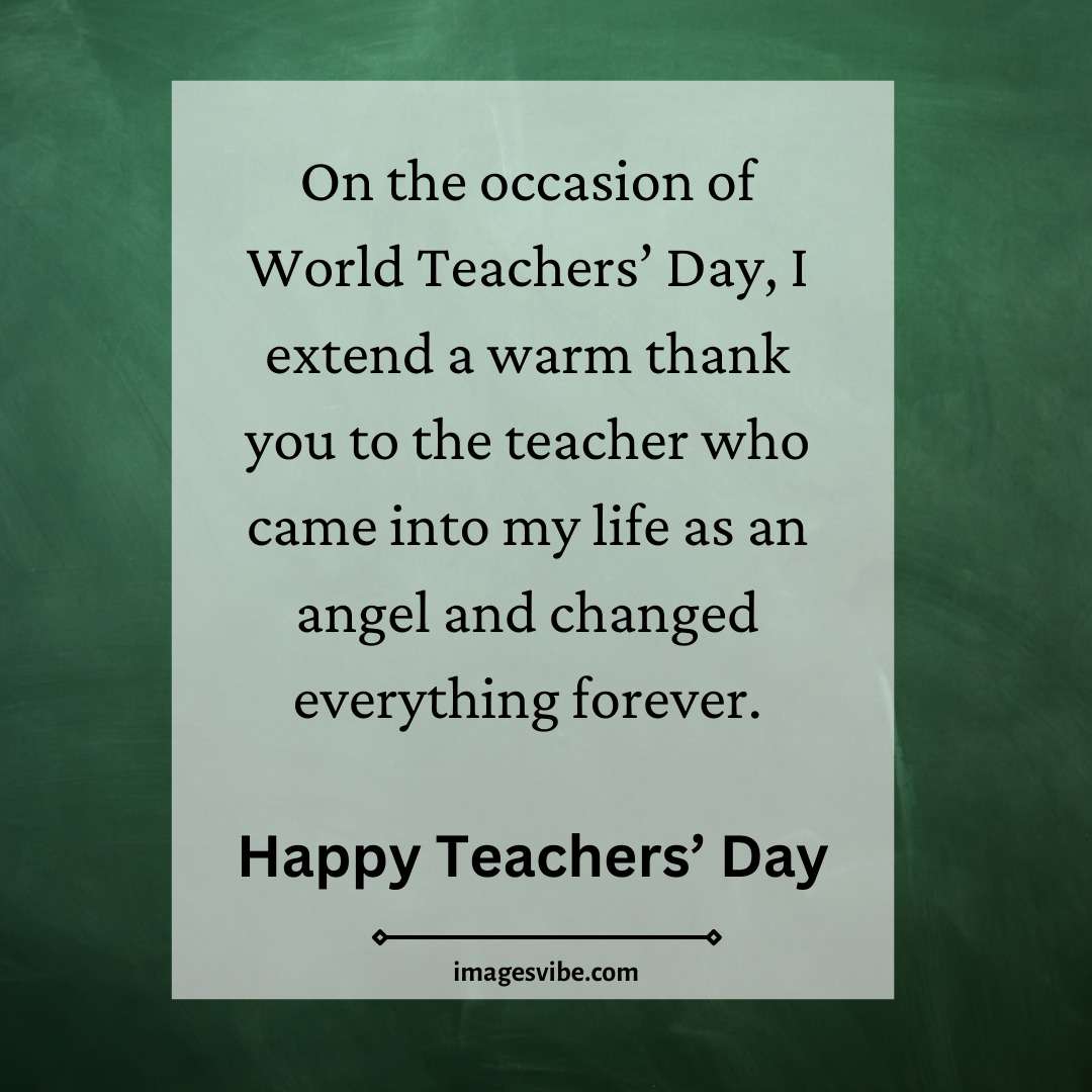 Best 30+ World Happy Teachers Day Images with Quotes In 2023 - Images Vibe