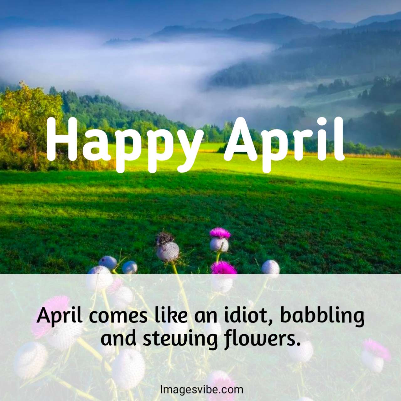 Best 30+ Happy April Quotes With Images in 2024 Images Vibe