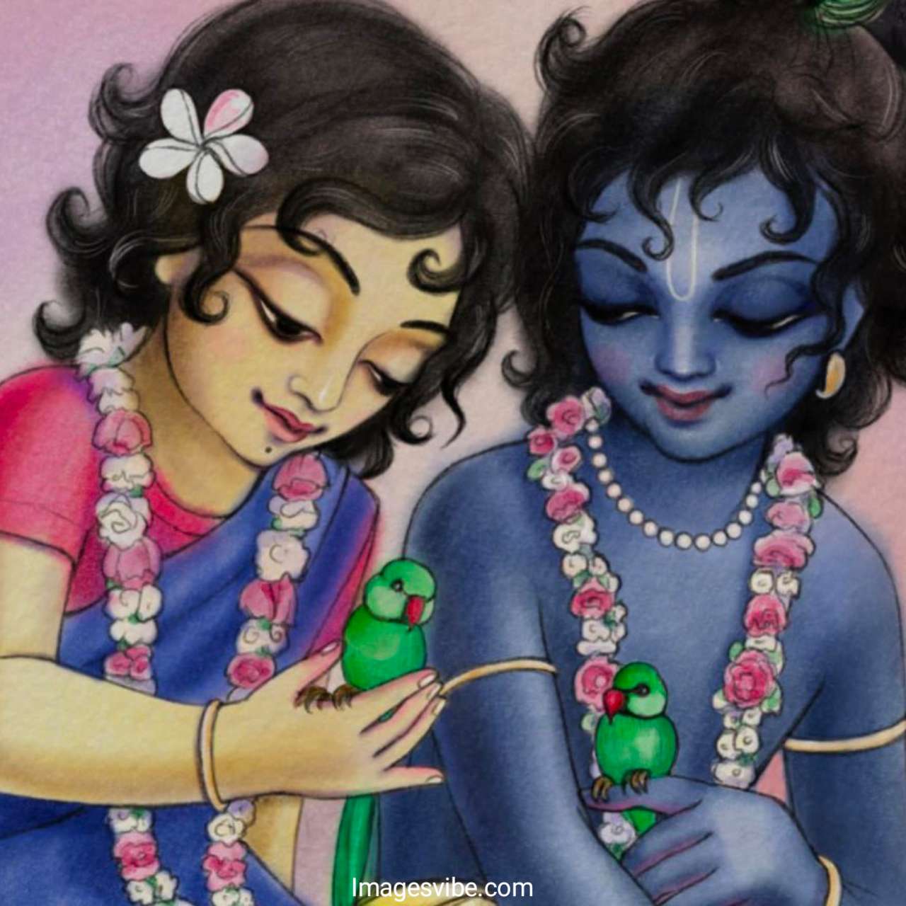 Best 30+Cute Radha Krishna Cartoon Images& Sweet Love Story - Images Vibe