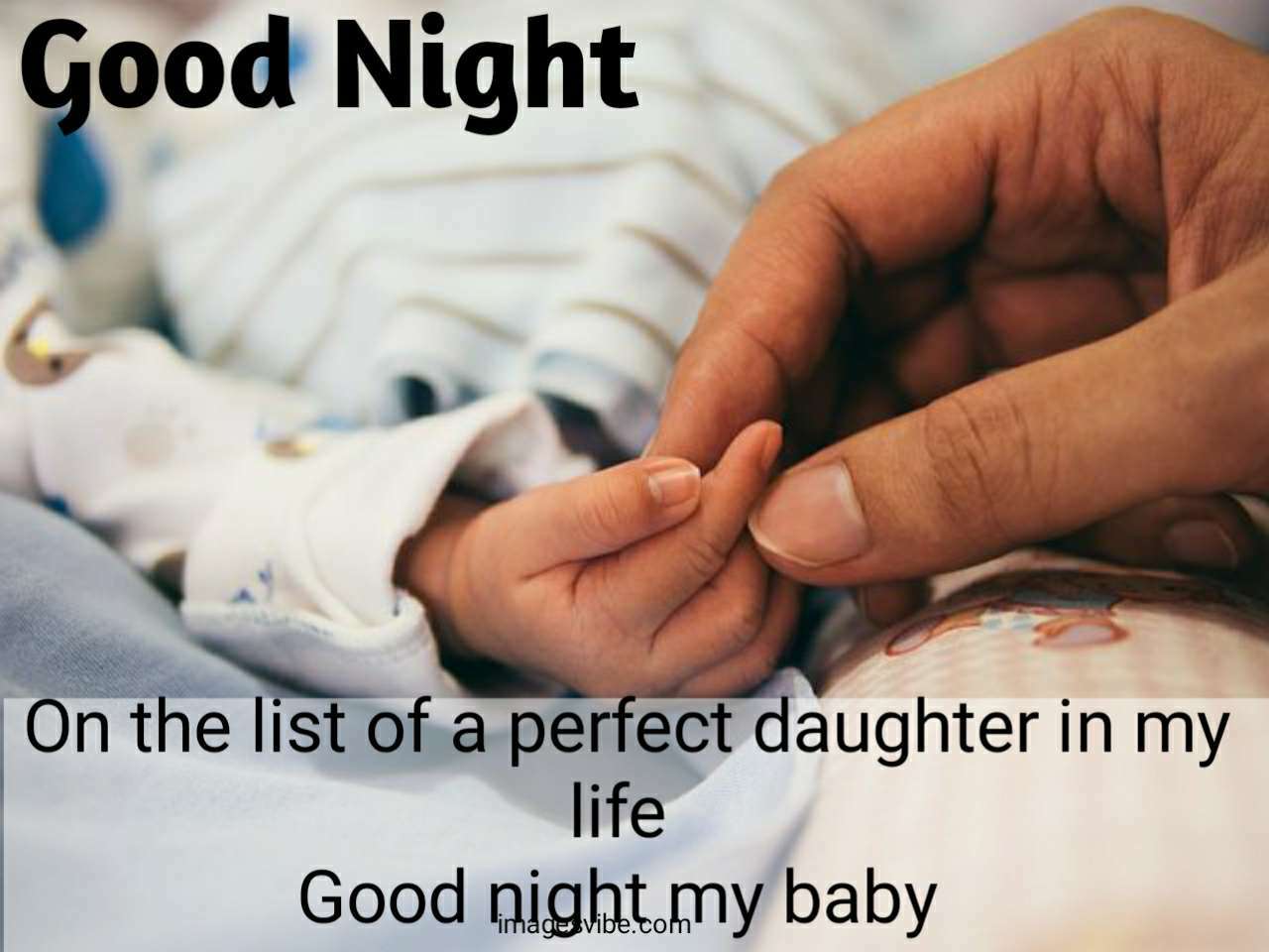 Best 30+ Good Night Daughter Images With Quotes 2023 - Images Vibe