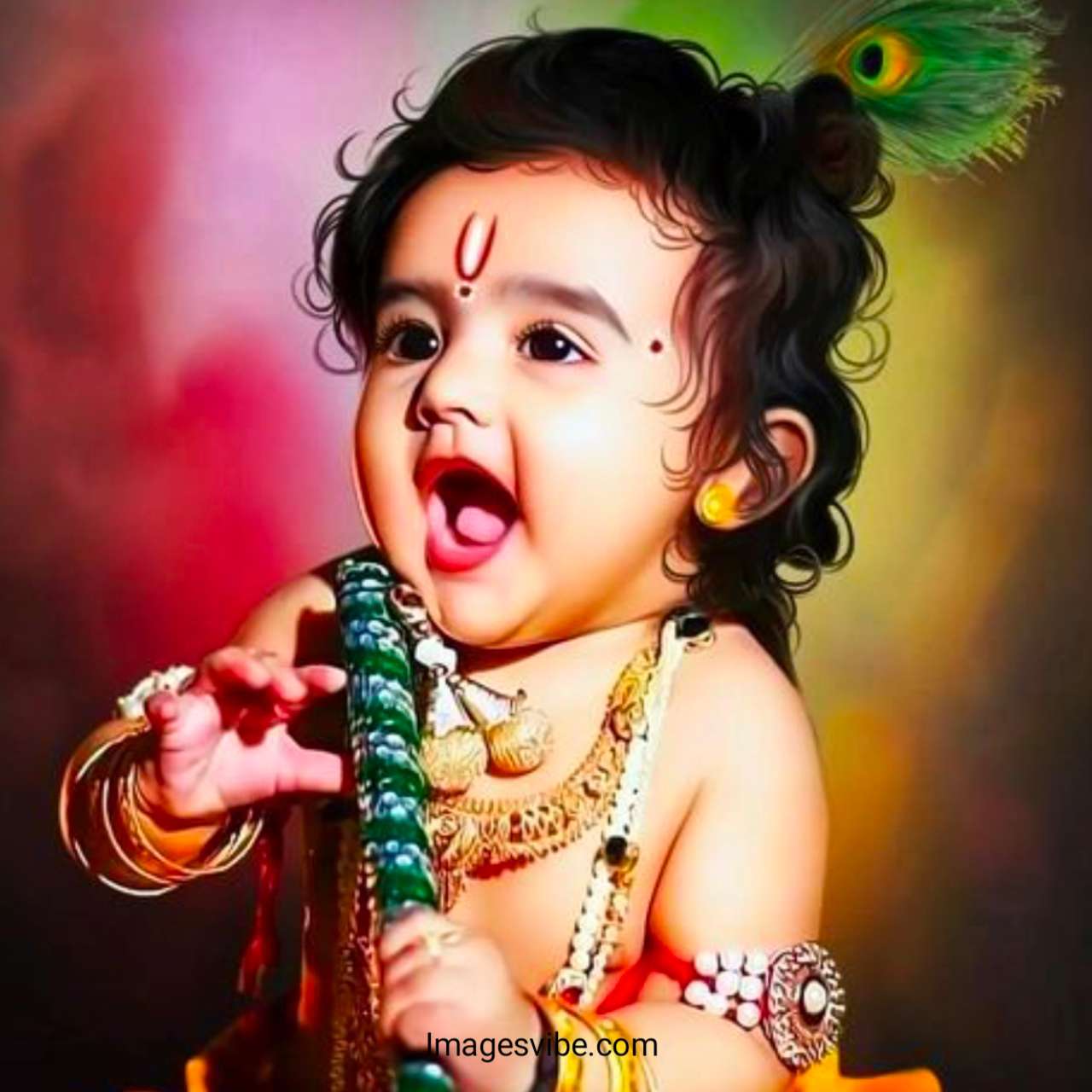 Best 30+ Cute Little Krishna Images HD Download - Images Vibe