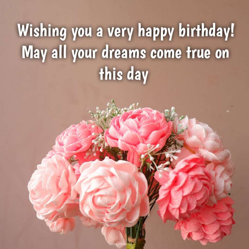 Best 50+ Happy Birthday Wishes Flowers Images In 2024 - Images Vibe